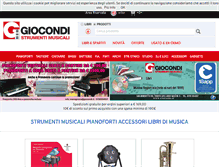 Tablet Screenshot of giocondi.it